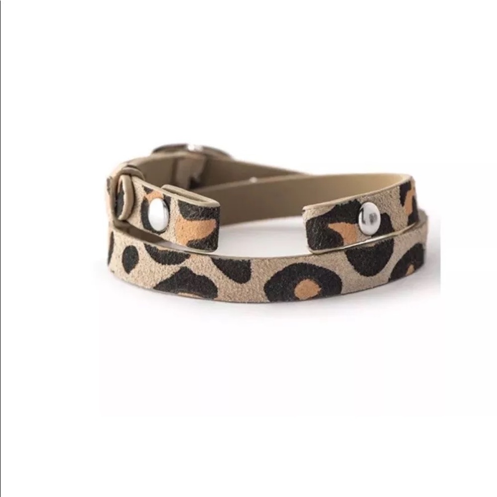 Origami Owl Leather Wrap Bracelet